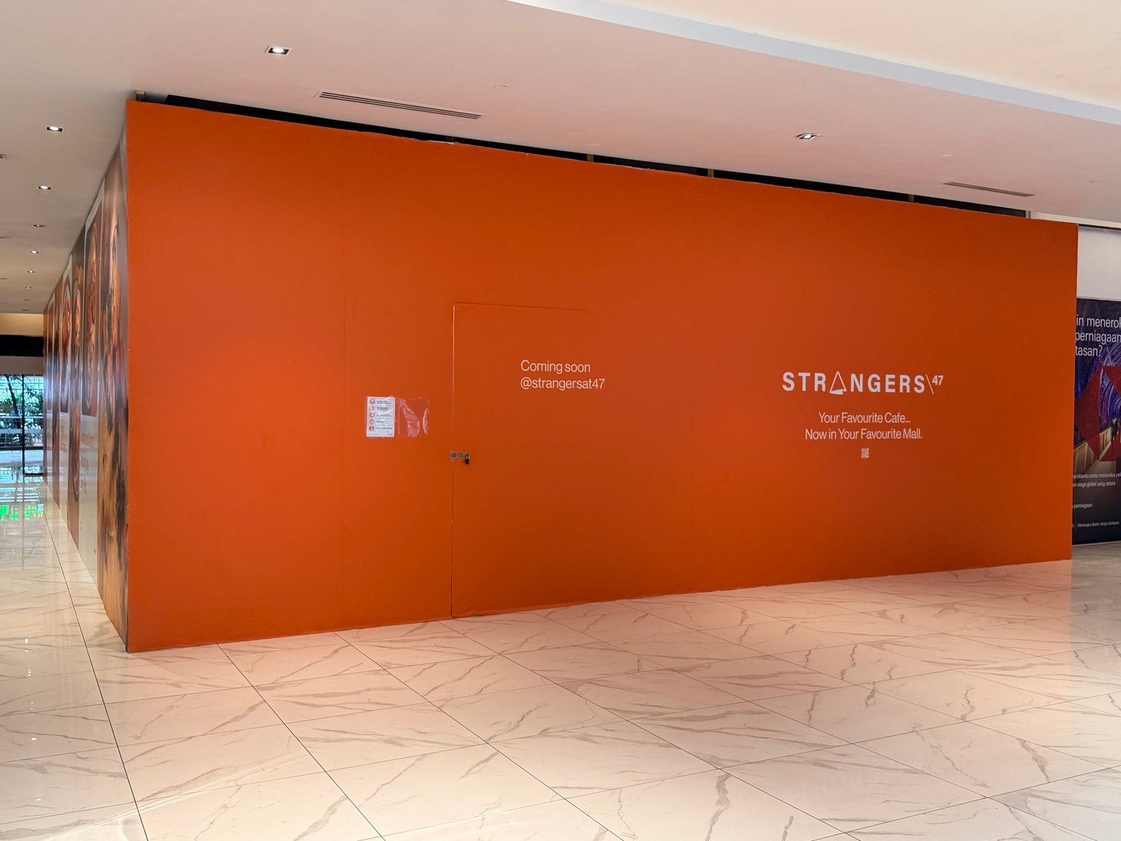 Strangers at 47 new outlet