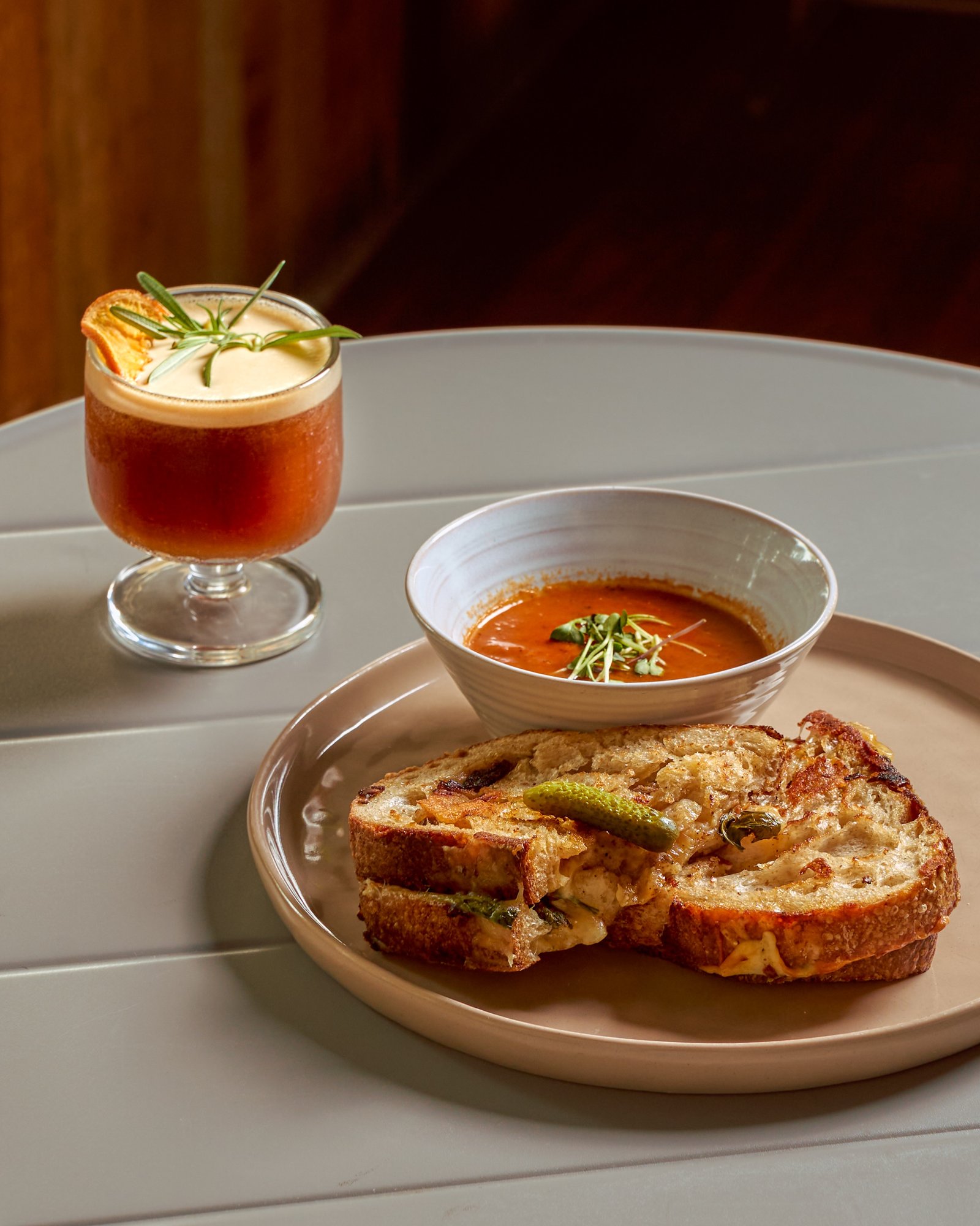 Grilled Cheese with Tomato Soup